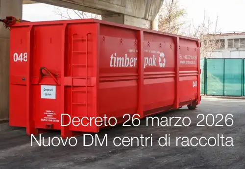 Decreto 26 marzo 2026&nbsp; Nuovo DM centri di raccolta